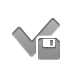 checkmark, Diskette Icon