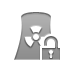 plant, open, power, Lock, nuclear Gray icon