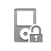 ipod, open, Lock Gray icon
