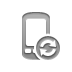 refresh, Mobile Gray icon