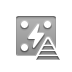 Plasma, pyramid DarkGray icon