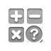 button, help, calculator Icon