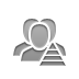group, pyramid Gray icon