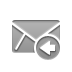 envelope, Left DarkGray icon