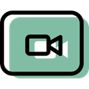 Arrows, movie, Multimedia Option, Multimedia, video player DarkSeaGreen icon