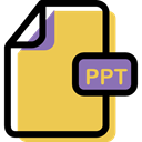 Format, Multimedia, ppt, document, File, Archive SandyBrown icon