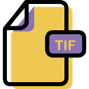 File, Archive, Format, document, Multimedia, Tif SandyBrown icon