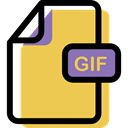 document, Format, File, Archive, Gif, Multimedia SandyBrown icon