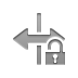horizontal, open, Flip, Lock Icon
