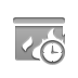 Clock, firewal DarkGray icon