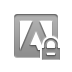 adobe, Lock DarkGray icon