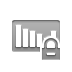 Bars, Audio, volume, Lock DarkGray icon