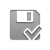 checkmark, Diskette DarkGray icon
