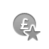 pound, coin, star DarkGray icon