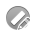 pencil, cancel DarkGray icon