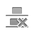 Bottom, cross, vertica, distribute DarkGray icon
