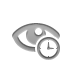 Clock, open, Eye DimGray icon
