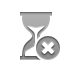 Hourglass, Close DarkGray icon