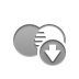 Down, mastercard DarkGray icon