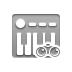 Keyboard, Binoculars, midi DarkGray icon
