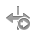 Flip, horizontal, right Gray icon