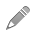 pencil Gray icon