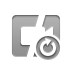 Reload, Cut, video DarkGray icon