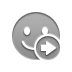 right, smiley DarkGray icon
