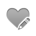 pencil, Heart Icon