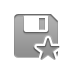 Diskette, star Icon