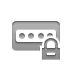 Lock, password DarkGray icon