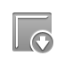 square, Down DarkGray icon