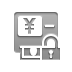 open, Lock, Atm, yen DarkGray icon