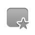 star, rounded, Rectangle DarkGray icon
