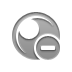 delete, Sphere Gray icon