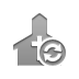 church, refresh Gray icon