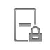 off, Lock, switch Gray icon