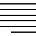 option, Text, signs, Alignment, interface, Right Alignment, Right Align, symbol, lines Black icon