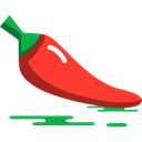 vegetable, vegetarian, Healthy Food, Hot Pepper, vegan, organic, food, diet Black icon