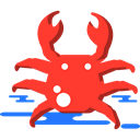 summer, Animals, Beach, Aquarium, Crabs, Crab, Sea Life, food, Summertime Tomato icon