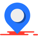 pin, map pointer, Map Location, Maps And Flags, placeholder, signs, Map Point DodgerBlue icon
