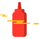 Sauces, Condiment, food, Mustard, ketchup, Spicy, Sauce Black icon