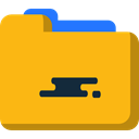 file storage, storage, Business, Data Storage, Office Material, interface, Folder Orange icon