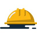 helmet, Tools And Utensils, Safe, equipment, Construction Black icon