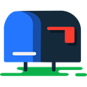 mail, Tools And Utensils, Mailbox, symbol DarkSlateGray icon