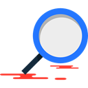 detective, magnifying glass, zoom, Tools And Utensils, Loupe, search Black icon