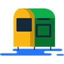 symbol, mail, Mailbox, Tools And Utensils Black icon