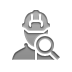 zoom, operator Gray icon