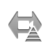 pyramid, Convert, video Gray icon