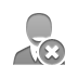 Salesman, Close Gray icon